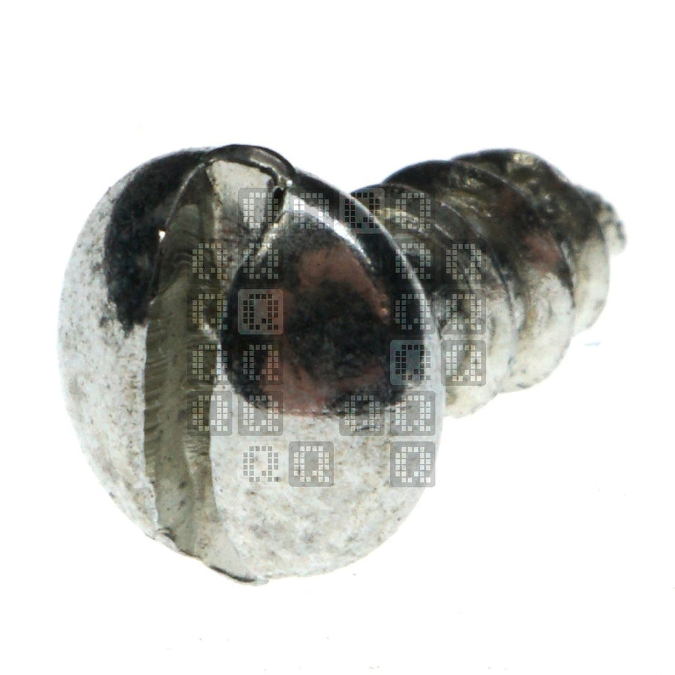 Midwest Fastener 62062 #4 x 1/4" Steel Round Slotted Head Wood Screw