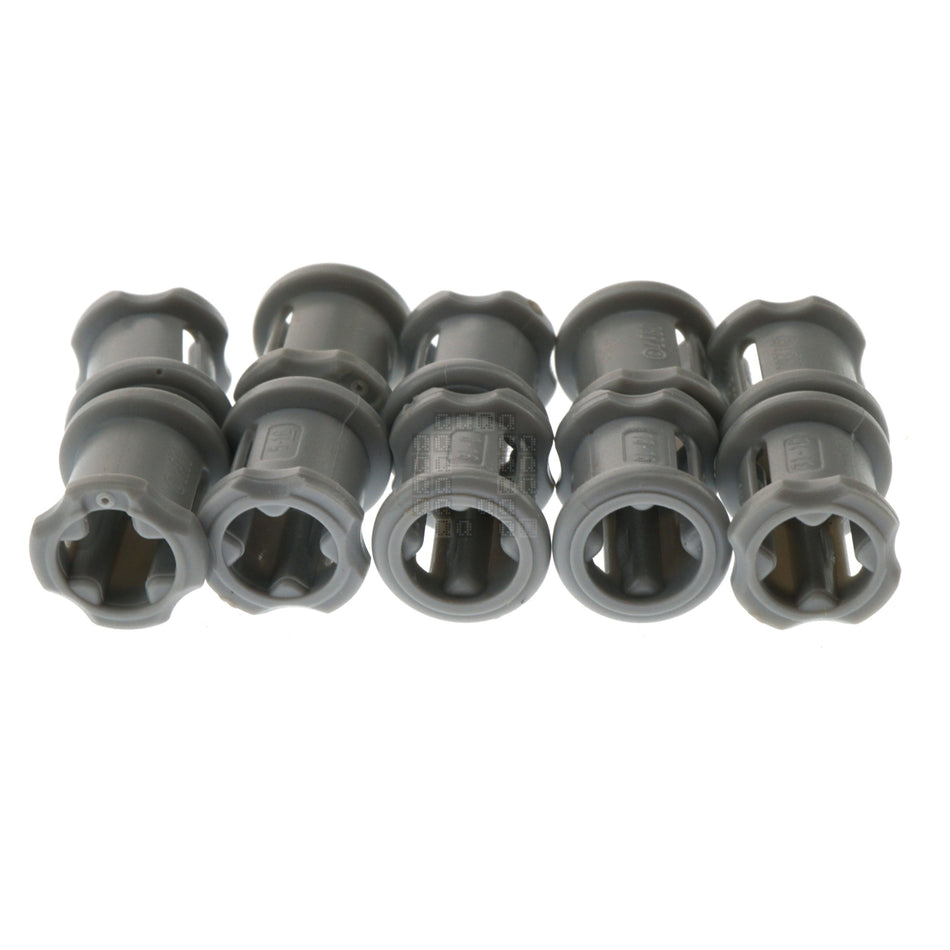 Lego 6275844 Technic Bushing for Cross Axle, Medium Stone Gray, 10-Pack