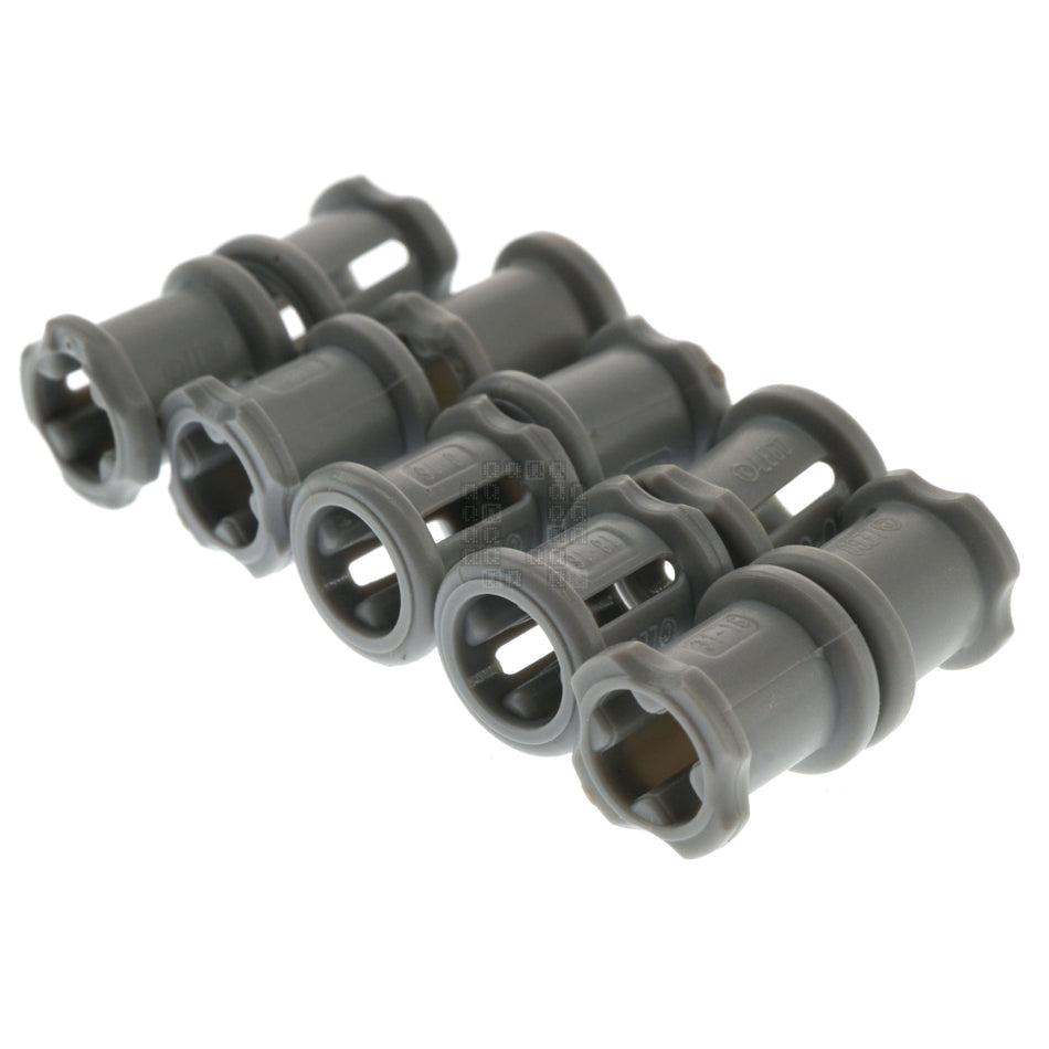 Lego 6275844 Technic Bushing for Cross Axle, Medium Stone Gray, 10-Pack