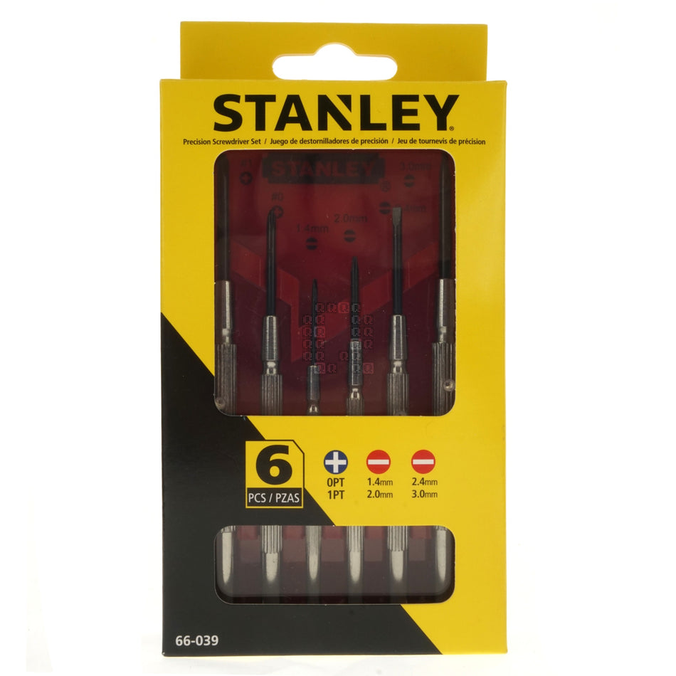 Stanley 66-039 6-Piece Steel Screwdriver Set with case