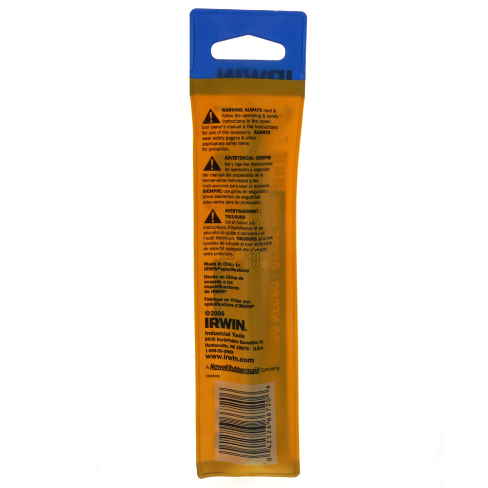 Irwin 66720 5/16" Extended Reach Black Oxide Aircraft Drill Bit, 6" Length, 135ÃÂ° Split Point