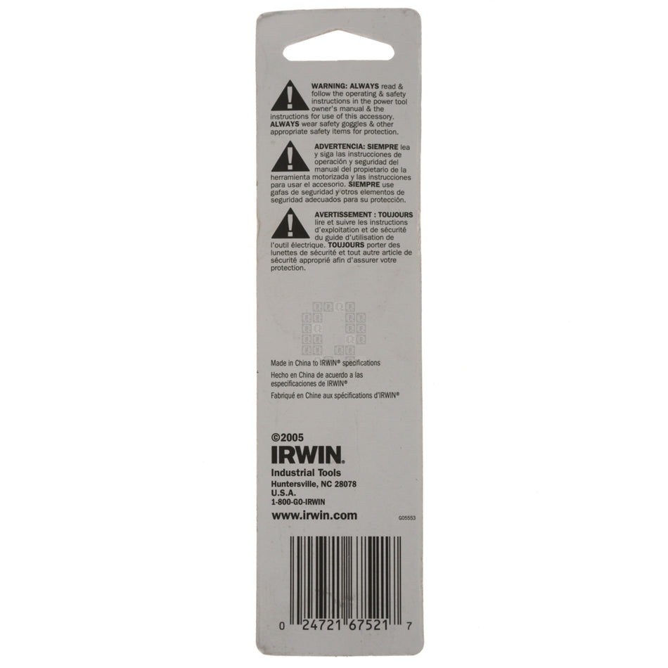 Irwin 67521 21/64" Black Oxide 135ÃÂ° Split Point Drill Bit