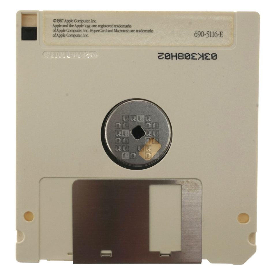 Apple Computer 690-5116-E Macintosh HyperCard and Stacks, V1.2.2, 3.5" Floppy Disk
