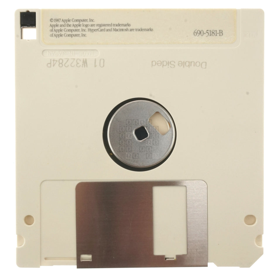 Apple Computer 690-5181-B Macintosh HyperCard Help, V1.2.2, 3.5" Floppy Disk