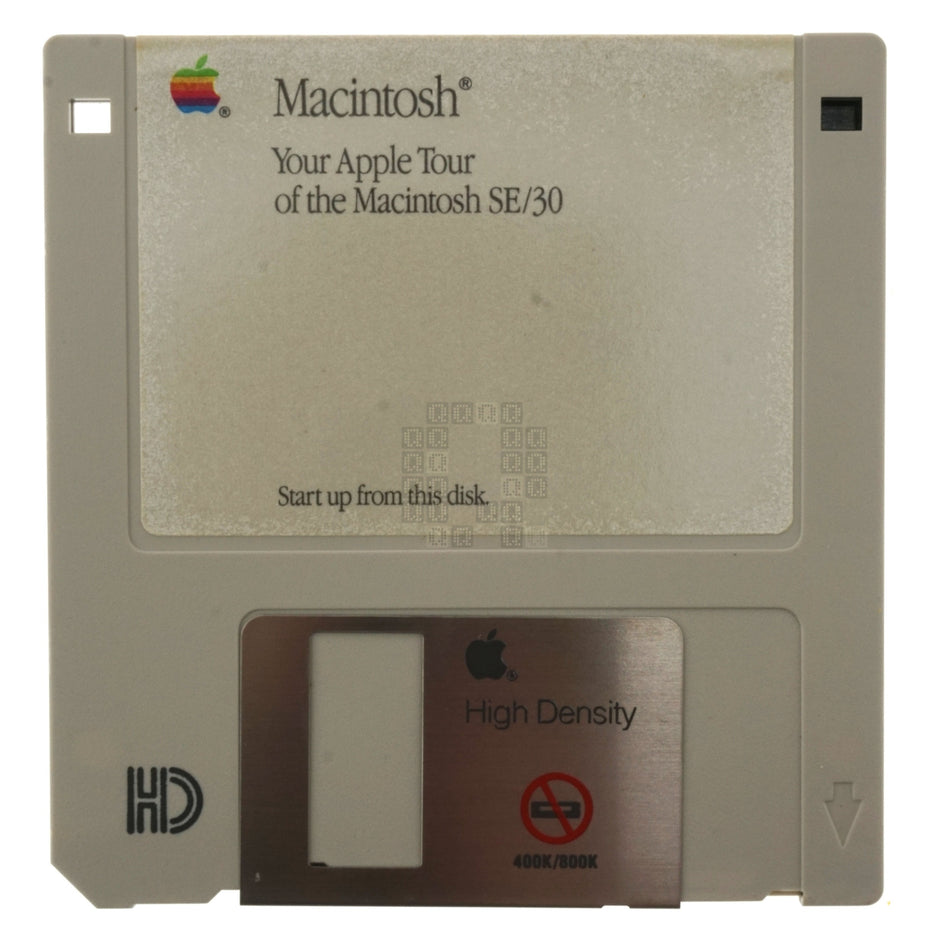 690-5388-A 'Your Apple Tour of the Macintosh SE/30' Floppy Disk, 1.4MB Bootable