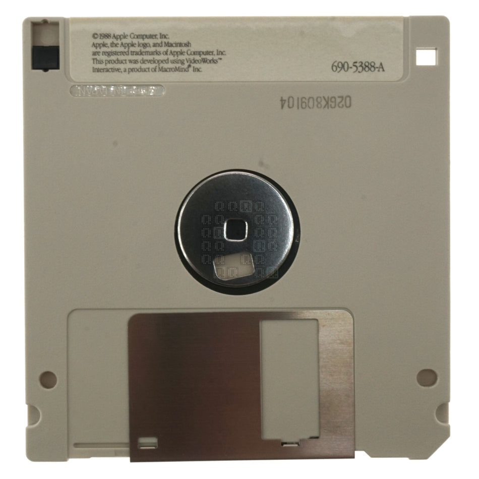690-5388-A 'Your Apple Tour of the Macintosh SE/30' Floppy Disk, 1.4MB Bootable