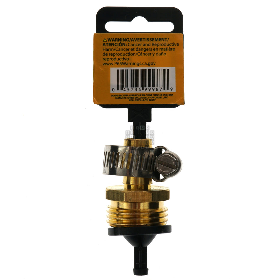 Landscapers Select 7299415 1/2" Male Brass Hose Coupling, 3/4" Male Hose Thread