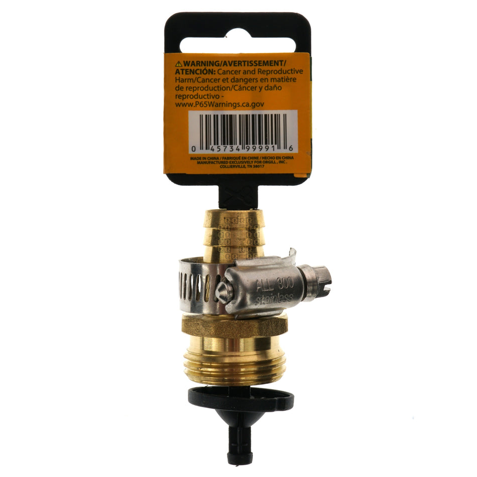 Landscapers Select 7313646 GB958M3L 5/8" ID Brass Hose Coupling, 3/4" Male Hose Thread