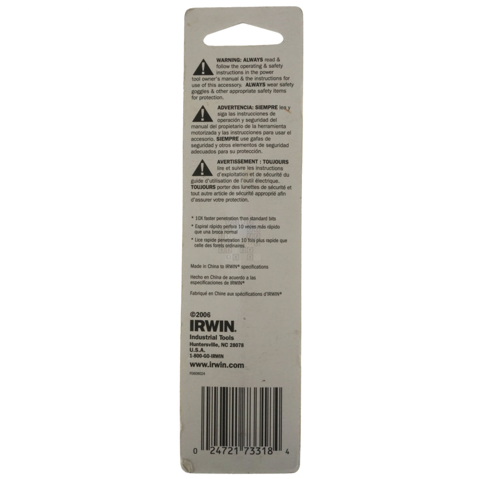 Irwin Industrial Tools 73318 Turbomax 9/32" Drill Bit