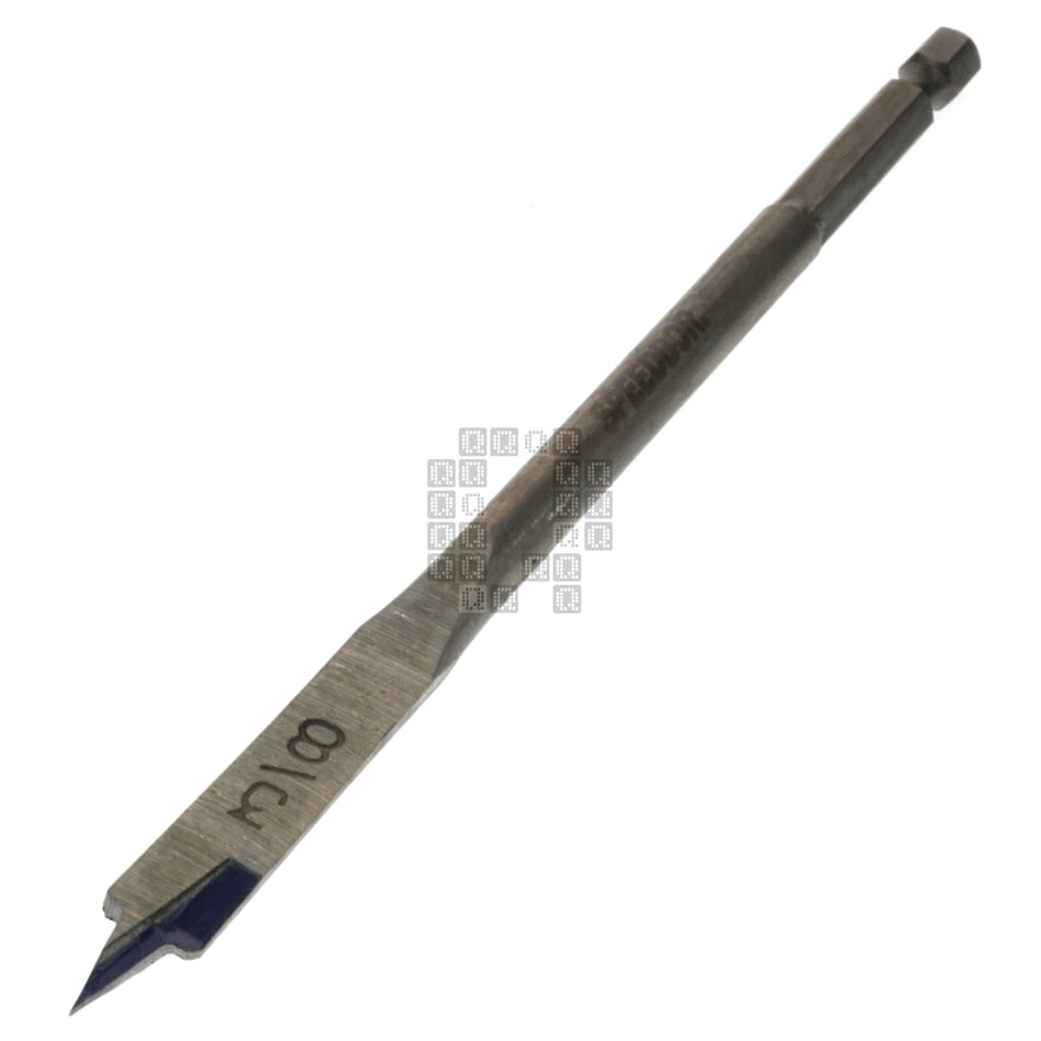 Irwin Industrial Tools 88806 3/8" SPEEDBOR Standard Length Impact Spade Bit, 6" Length, 1/4" Hex Drive