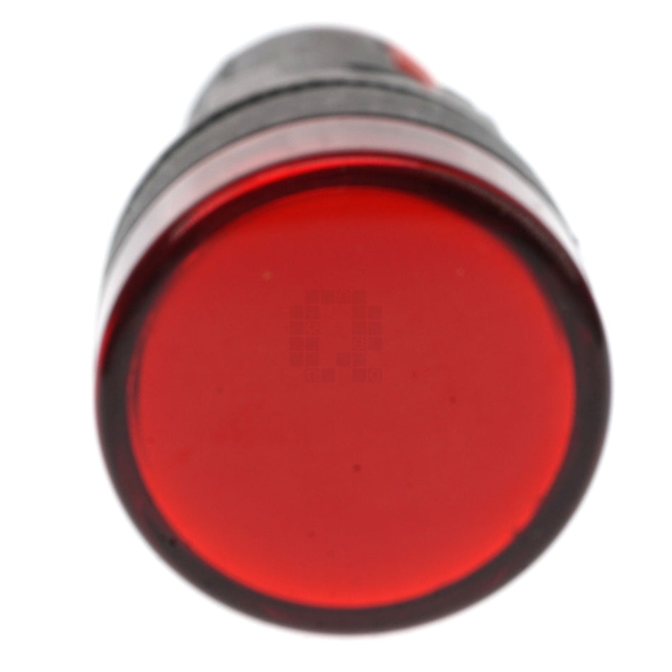EARU AD16-22D/S 22mm Panel Mount LED Signal Indicator Light, Red 12V