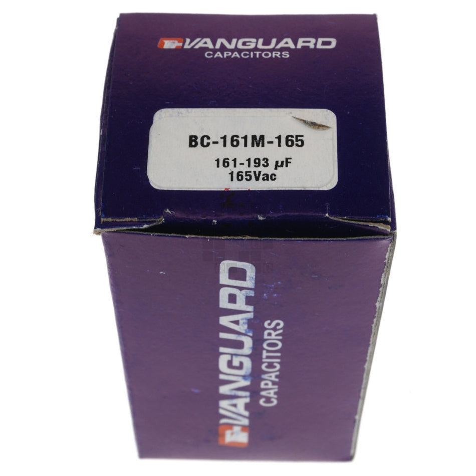 Vanguard BC-161M-165 Electric Motor Start Capacitor, 161-193 uF, 165VAC