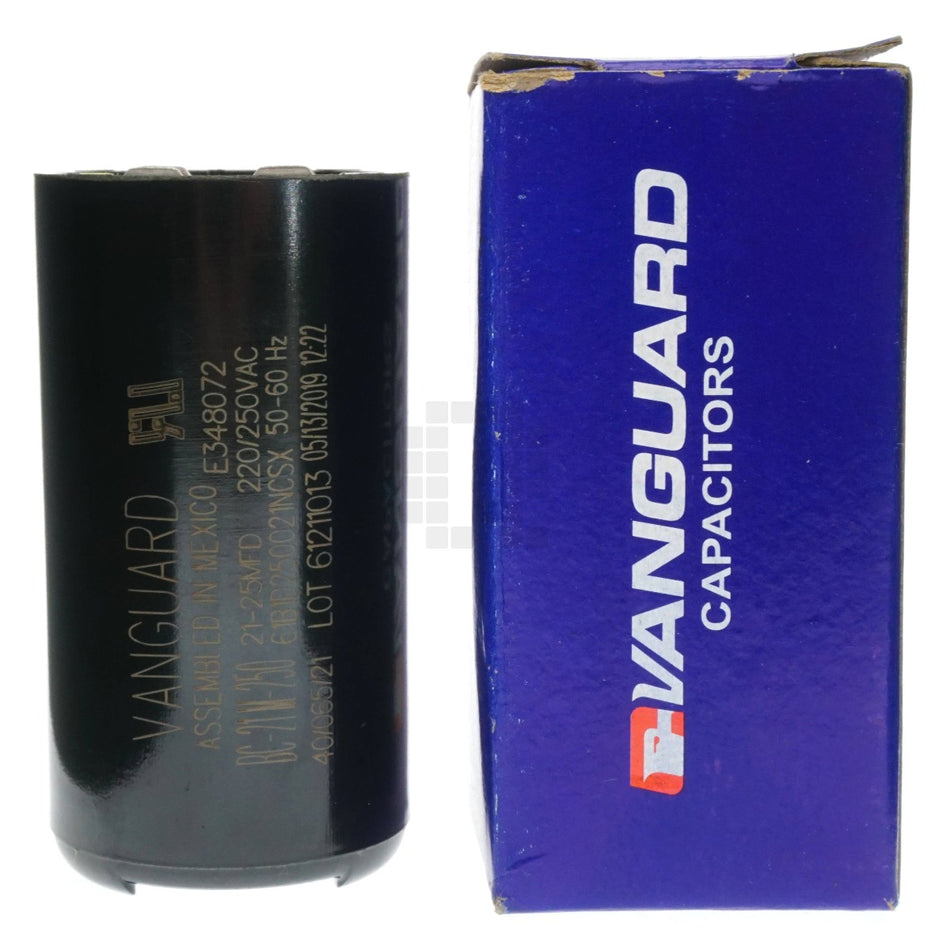 Vanguard BC-21M-250 Electric Motor Start Capacitor, 21-25 uF, 220-250VAC