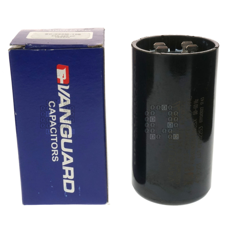 Vanguard BC-233M-165 Electric Motor Start Capacitor, 233-280 uF, 165VAC