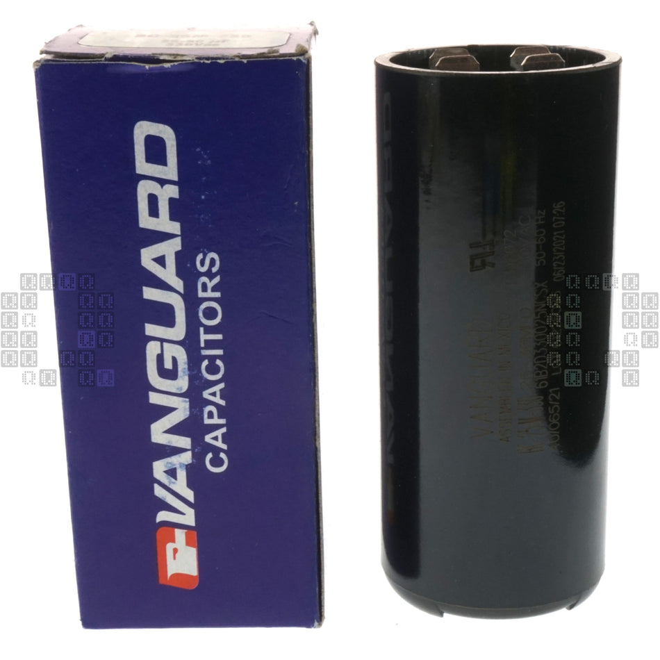 Vanguard BC-25M-330 Electric Motor Start Capacitor, 25-30 uF, 330VAC 50/60Hz