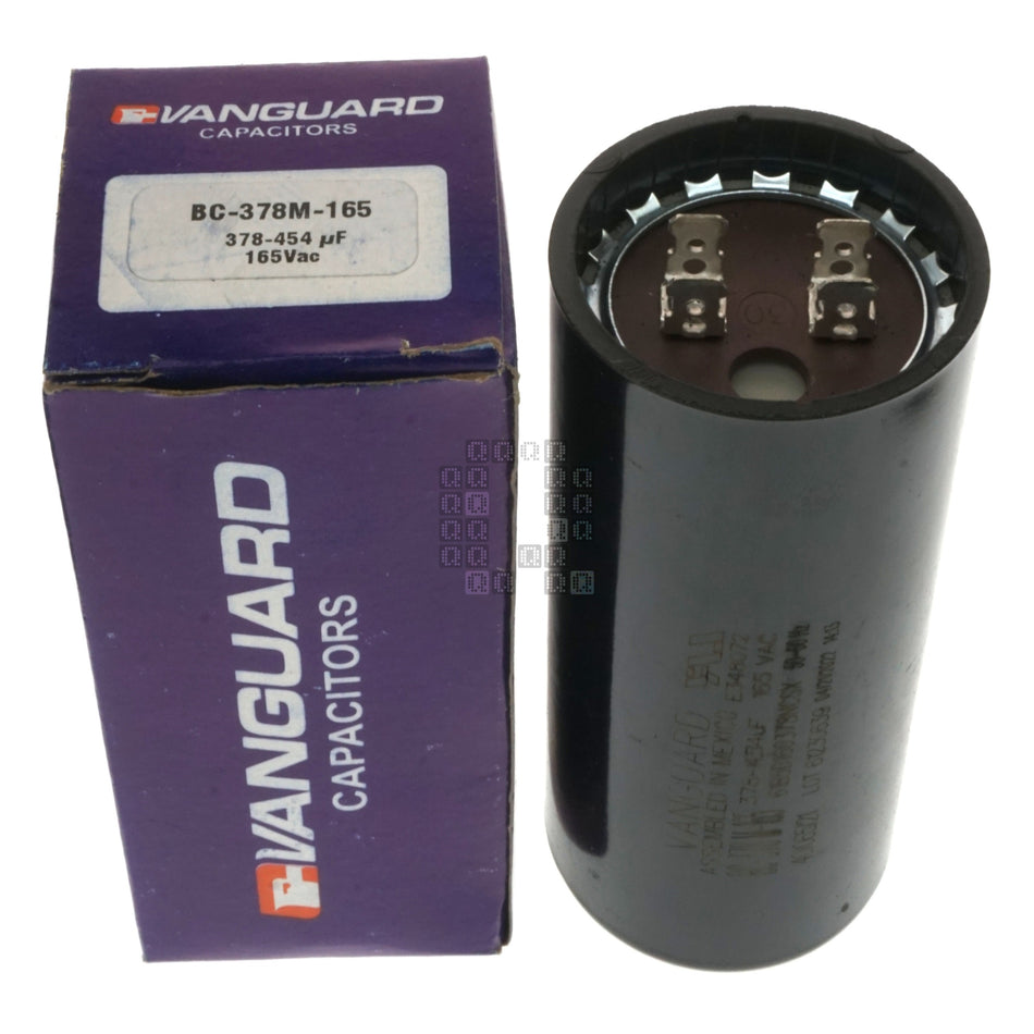 Vanguard BC-378M-165 Electric Motor Start Capacitor, 378-454 uF, 165VAC