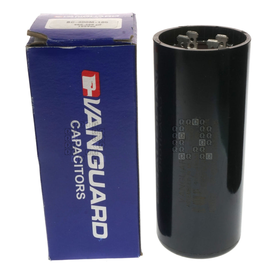 Vanguard BC-400M-165 Electric Motor Start Capacitor, 400-480 uF, 165VAC