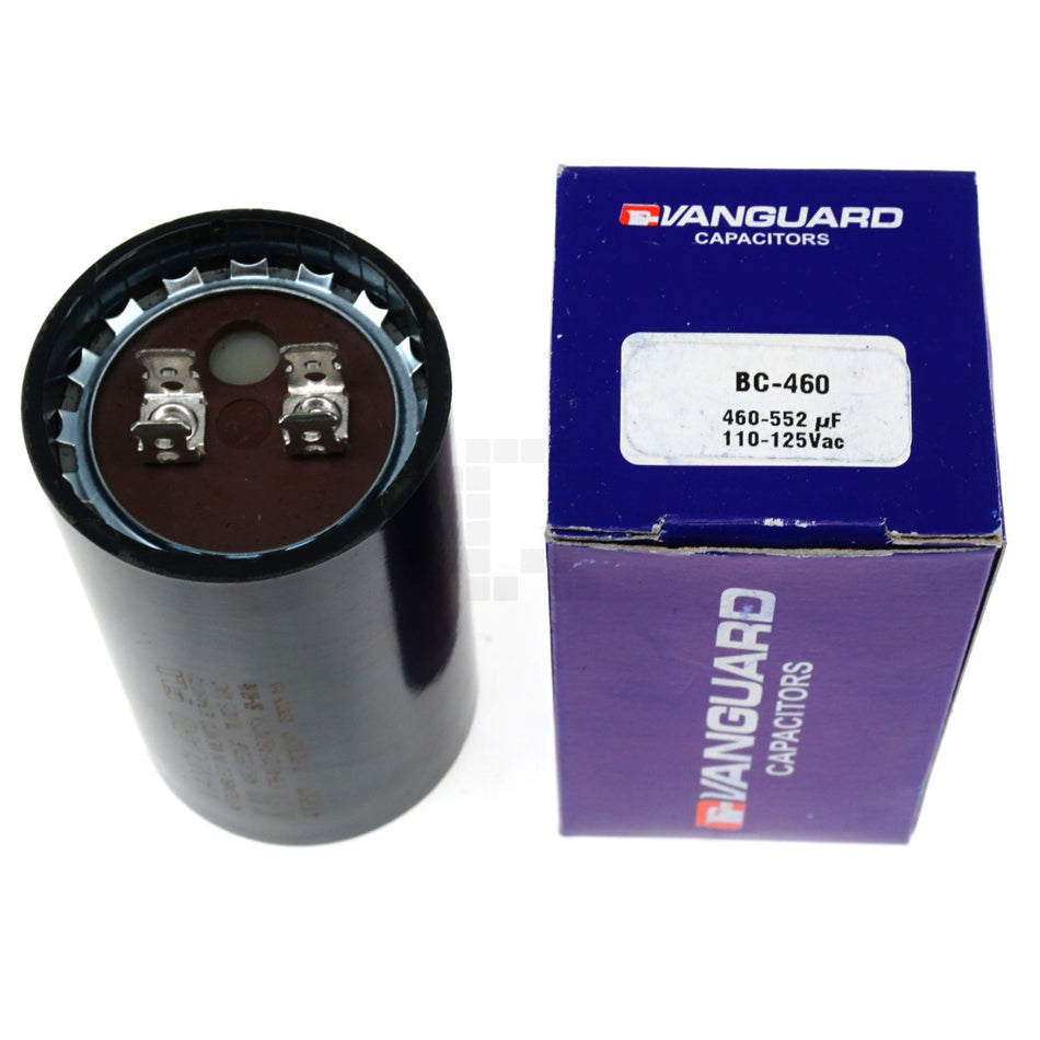 Vanugard BC-460 Electric Motor Start Capacitor, 460-552 uF, 110-125VAC