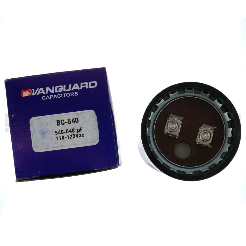 Vanguard BC-540 Electric Motor Start Capacitor, 540-648 ÃÂµF, 110-125 VAC