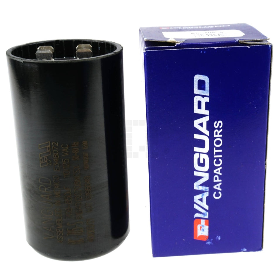 Vanguard BC-705-S Electric Motor Start Capacitor, 708-850 uF, 110-125VAC