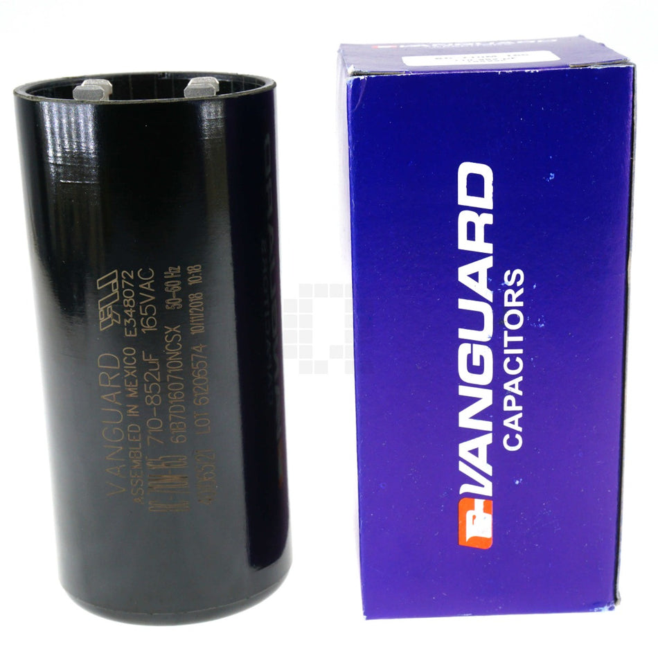 Vanguard BC-710M-165 Electric Motor Start Capacitor, 710-852 uF, 165VAC