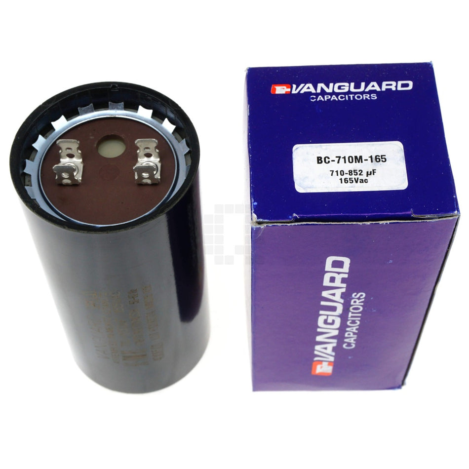 Vanguard BC-710M-165 Electric Motor Start Capacitor, 710-852 uF, 165VAC