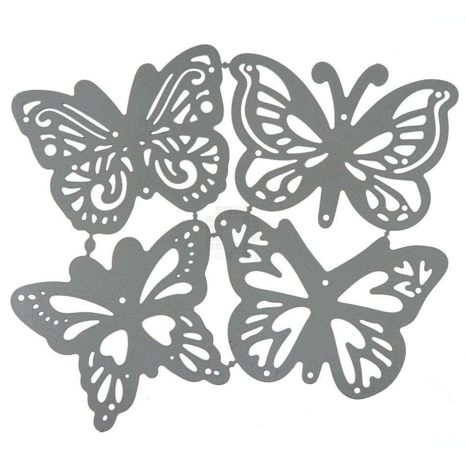 Moth/Butterfly Metal Cutting Die, 4 Piece Set