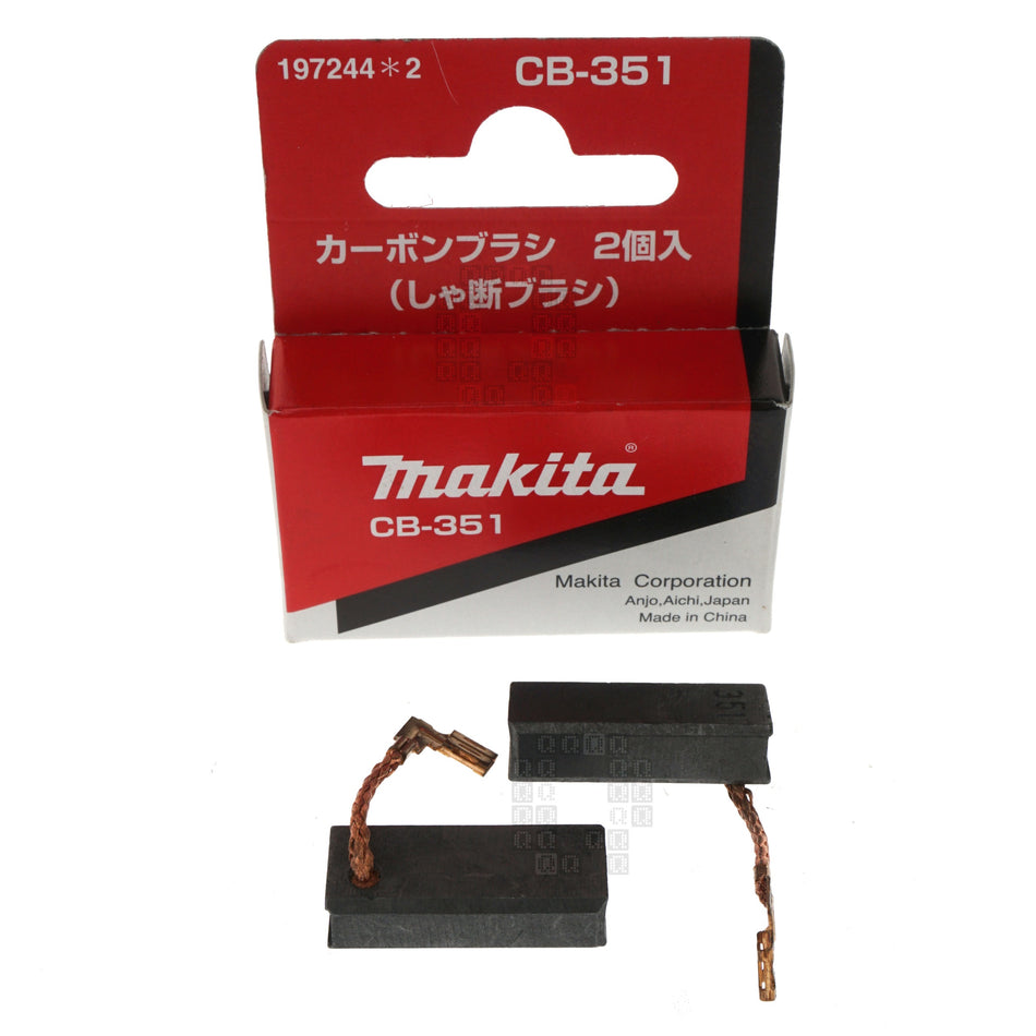 Makita CB351 CB-351 197244-2 Carbon Brush Assembly Set
