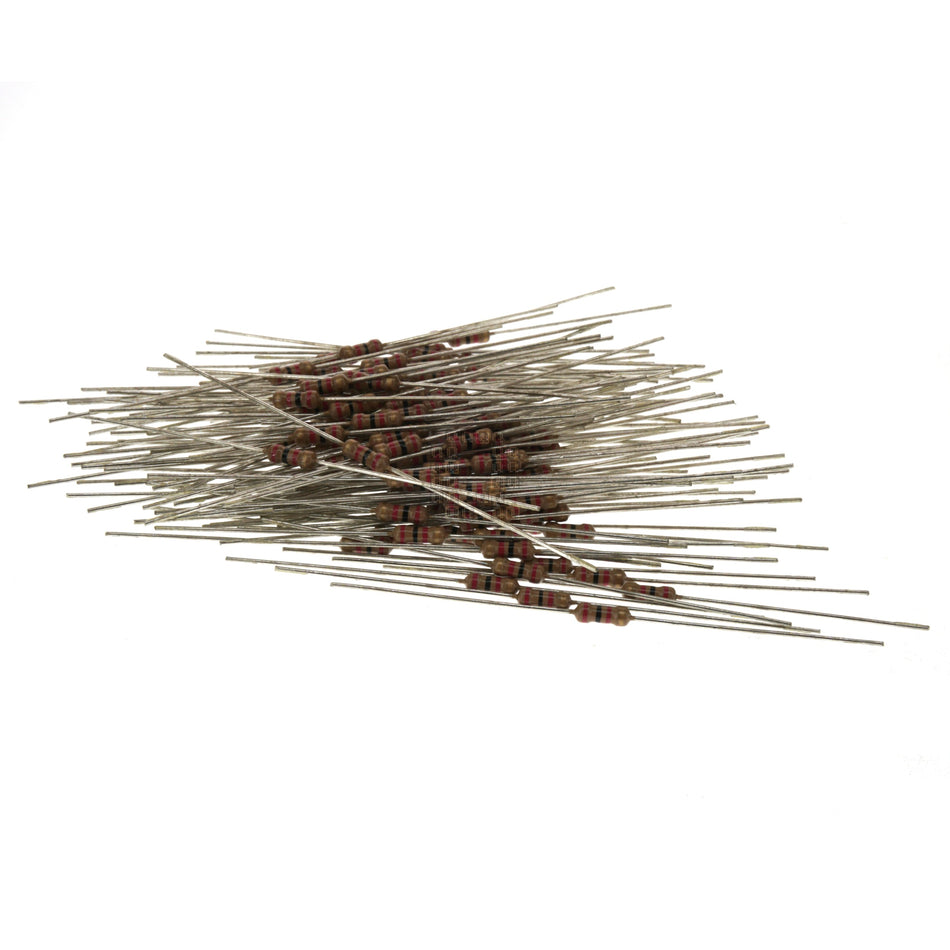 Stackpole CF14JT2K00 Carbon Film Resistor, 2k Ohm, 1/4W, +/-5%, 100-Pack