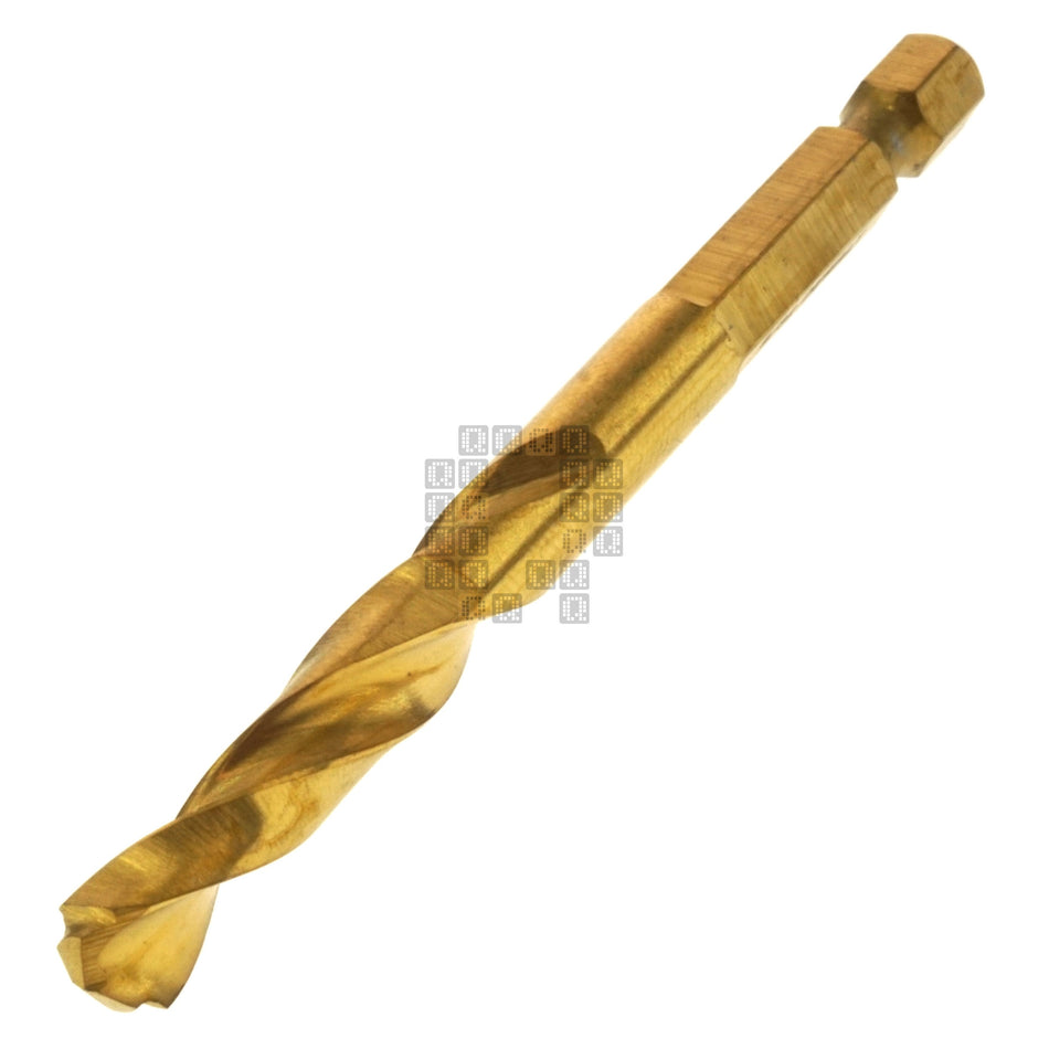 DeWALT DD5118 9/32" Impact Ready Drill Bit, TiN Coated, Pilot Point, 1/4" Hex Quick Connect