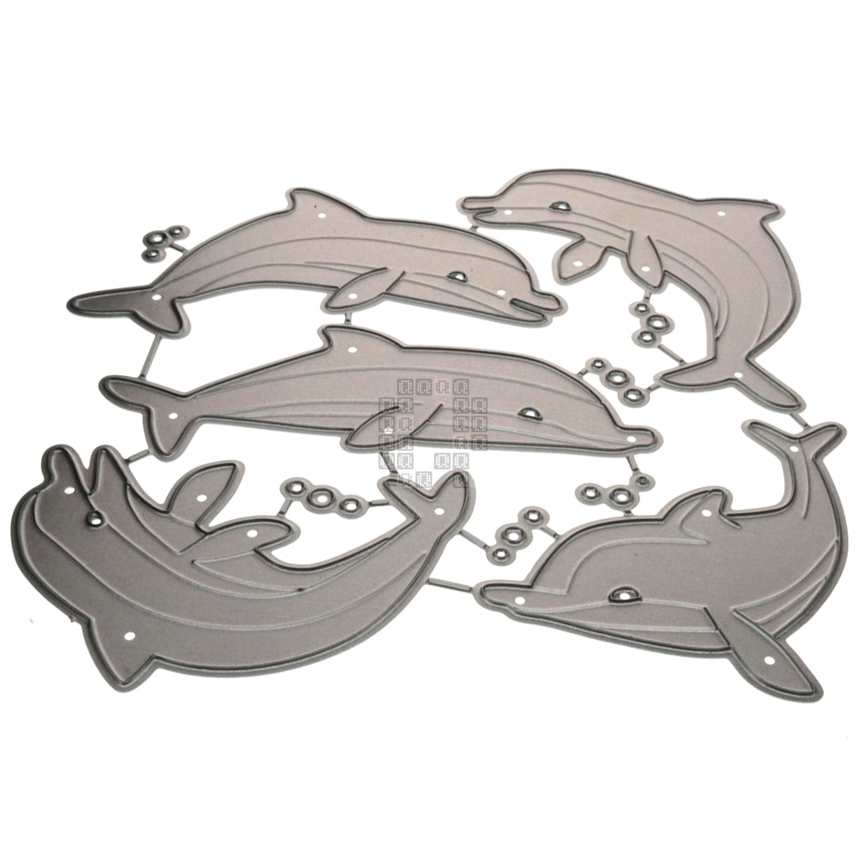 5-Piece Dolphins Metal Cutting Dies Set