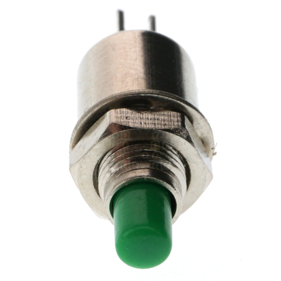 5mm Green Momentary Round Push Button, DS-402, SPST