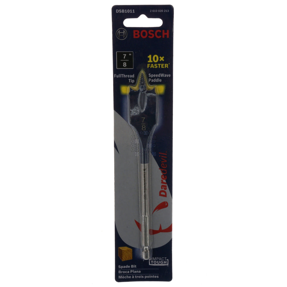 BOSCH 2610020213 DSB1011 Daredevil Impact Tough 7/8" x 6" Spade Bit