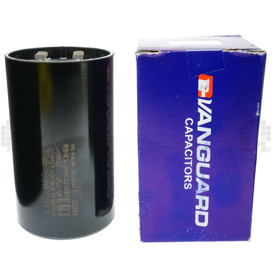 Vanguard BC-145M-330 Electric Motor Start Capacitor 145-175 uF, 330 VAC