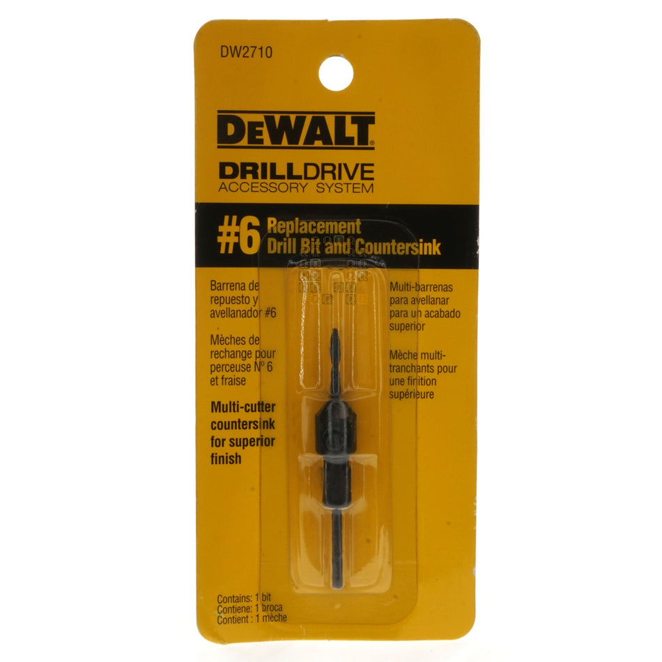 DeWALT DW2710 Replacement Drill Bit & #6 Countersink