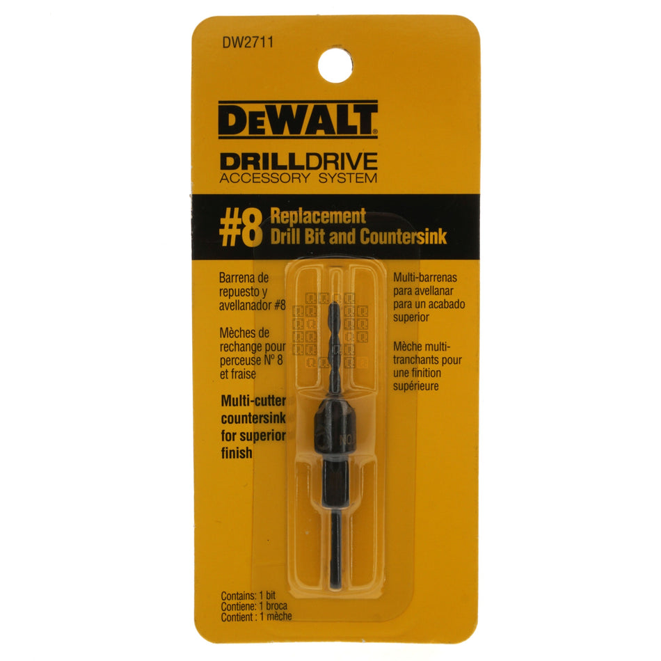 DeWALT DW2711 Replacement Drill Bit & #8 Countersink