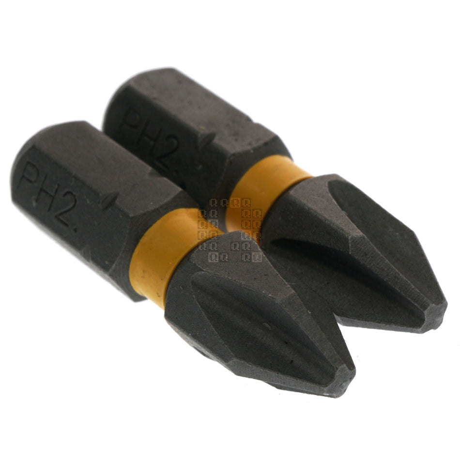 DeWALT DWA1PH2-2 PH2 / #2 Phillips MAX FIT Bit Tips, 1" Length, 2-Pack
