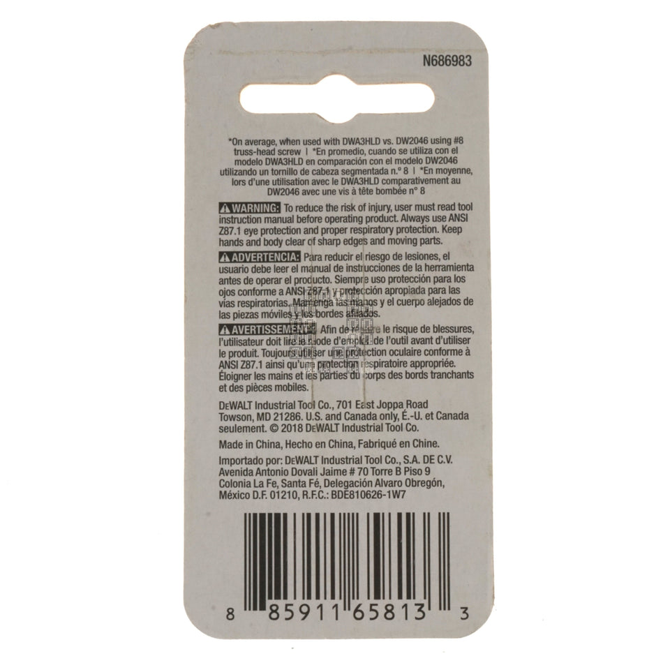 DeWALT DWA1T30-2 T30 TORX MAX Fit Bit Tips, 1" Length, 2-Pack