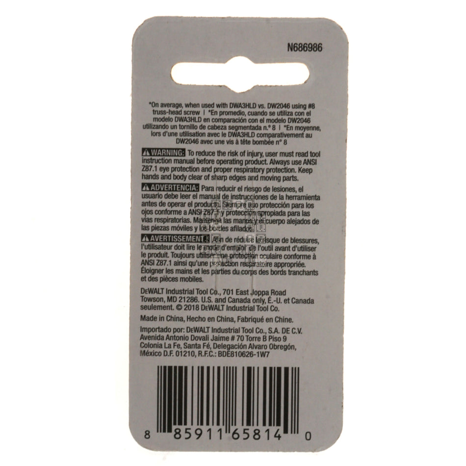 DeWALT DWA1T40-2 T40 TORX MAX Fit Bit Tips, 1" Length, 2-Pack