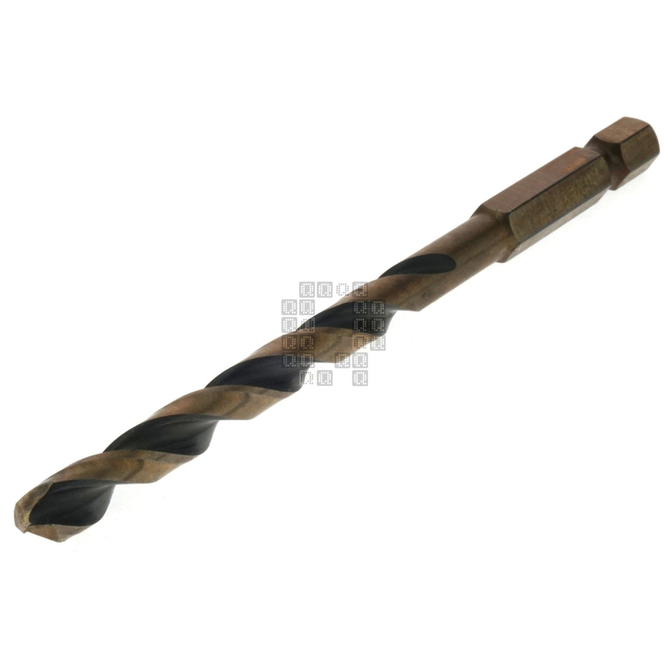 DeWALT DWA5014 Impact Ready Black & Gold Drill Bit, 7/32", 1/4" Hex Shank