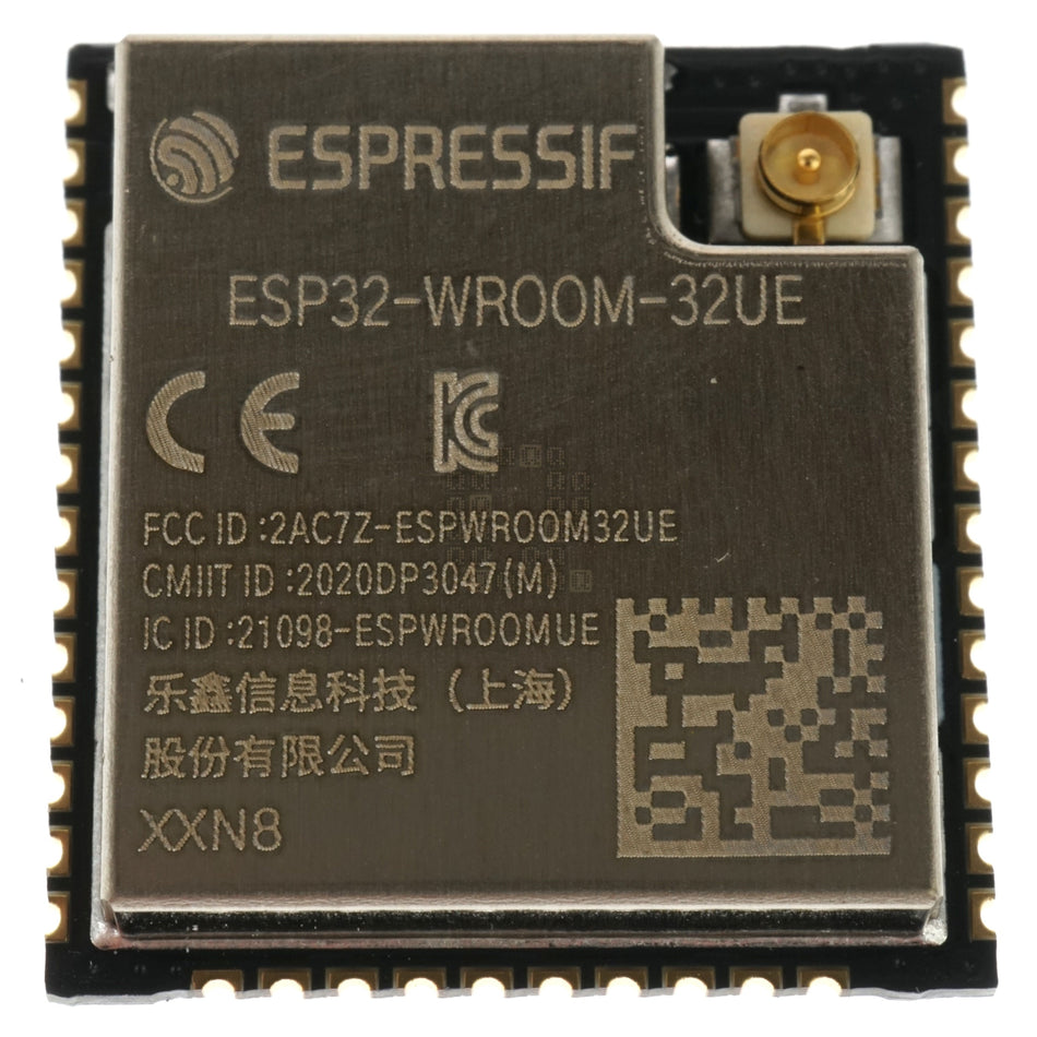 Espressif ESP32-WROOM-32UE-N8 Microprocessor with Wi-Fi & Bluetooth, 8MB Flash
