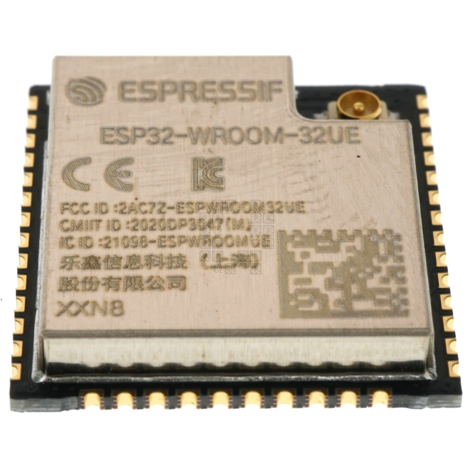 Espressif ESP32-WROOM-32UE-N8 Microprocessor with Wi-Fi & Bluetooth, 8MB Flash
