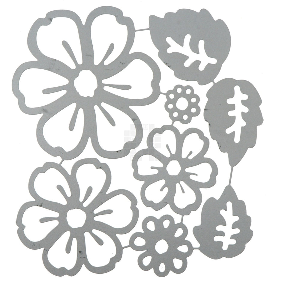 Flower & Leaf Dies Metal Cutting Die Set (8 Piece Set)