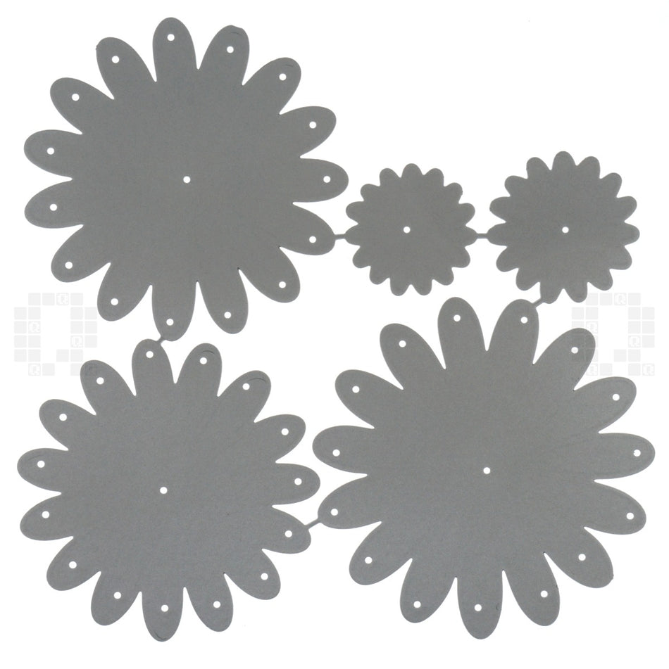 Flower Metal Cutting Die 5 Piece Set