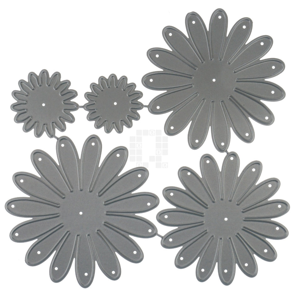 Flower Metal Cutting Die 5 Piece Set