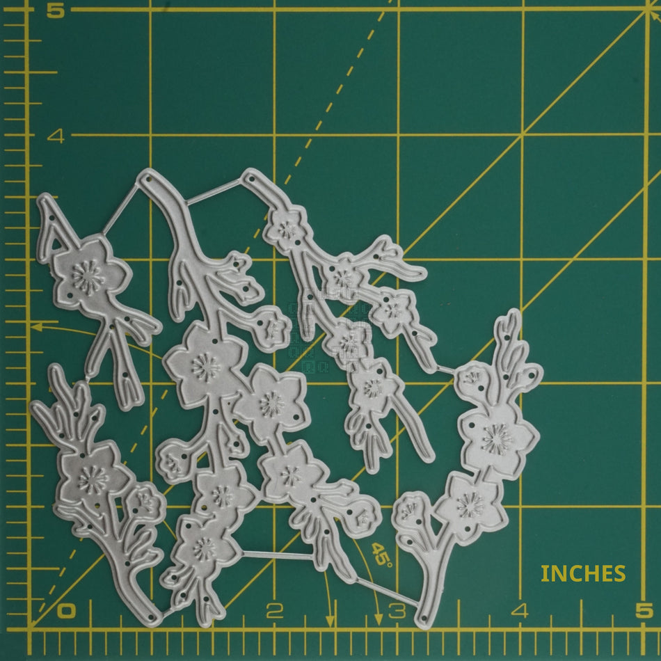 5-Piece Flowering Branches Metal Cutting Die Set