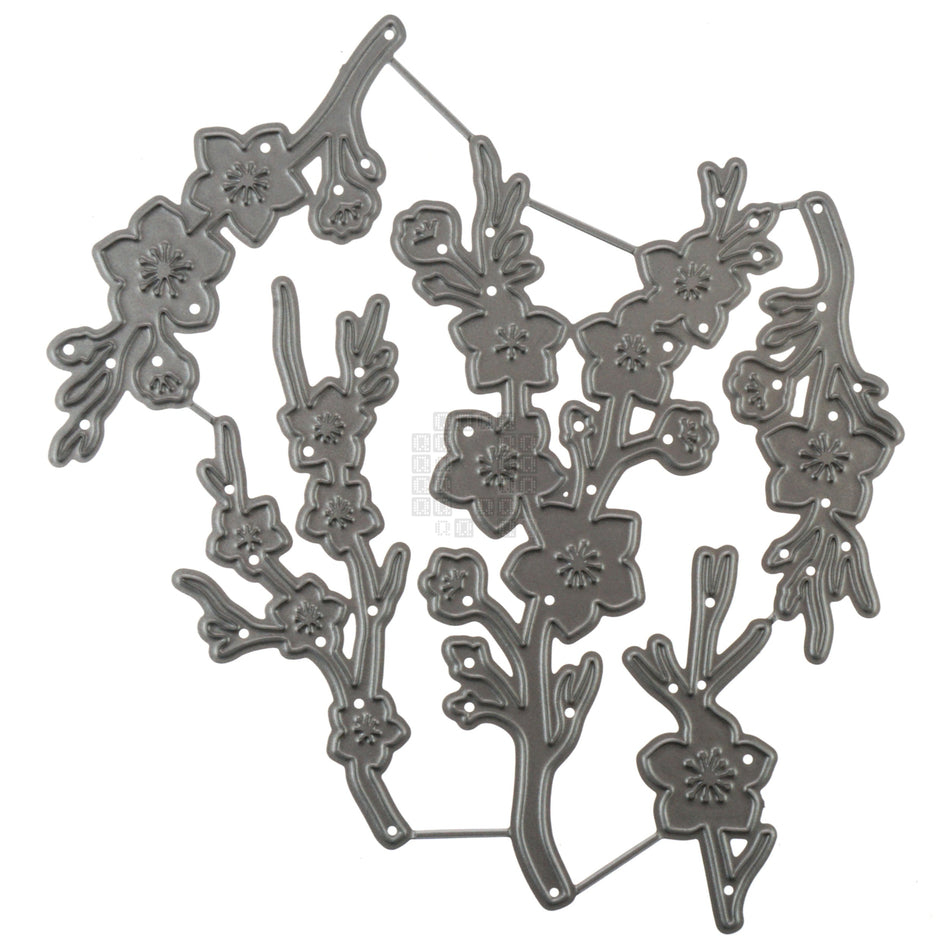 5-Piece Flowering Branches Metal Cutting Die Set