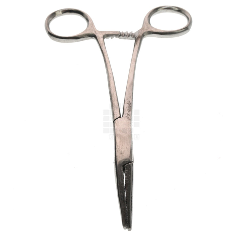 Locking Straight Tip Stainless Steel Forceps Hemostatic Clamp, 12.5cm, J4-685