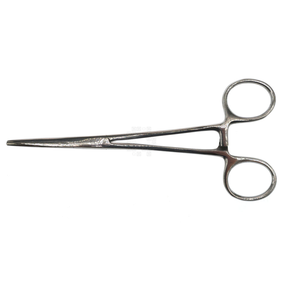 Locking Straight Tip Stainless Steel Forceps Hemostatic Clamp, 16cm, 0178-16ST