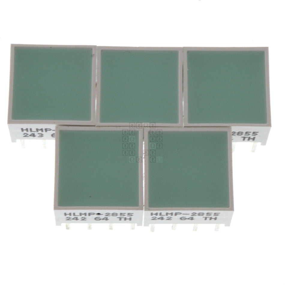 Broadcom / Avago HLMP-2855 LED 4-Segment Light Bargraph, 565nm Green 50mcd, 5-Pack